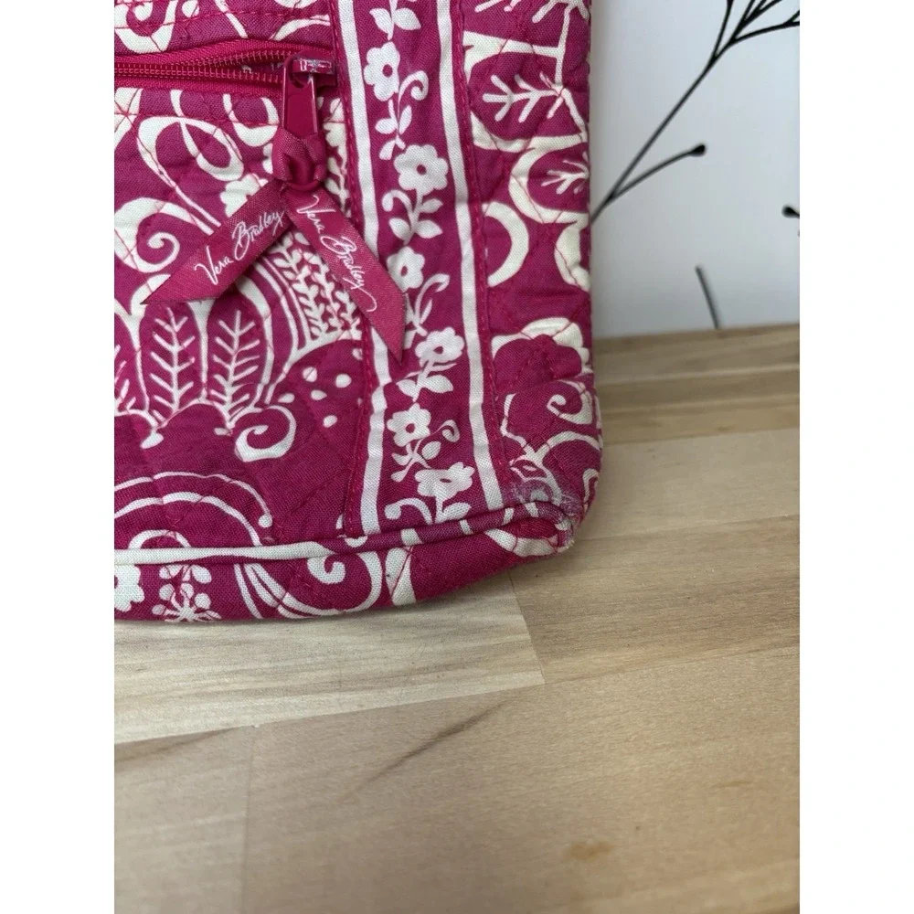 Vera Bradley Twirly Birds Pink Hipster Crossbody Breast Cancer Awareness